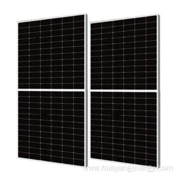 High efficiency bifacial double glass solar module